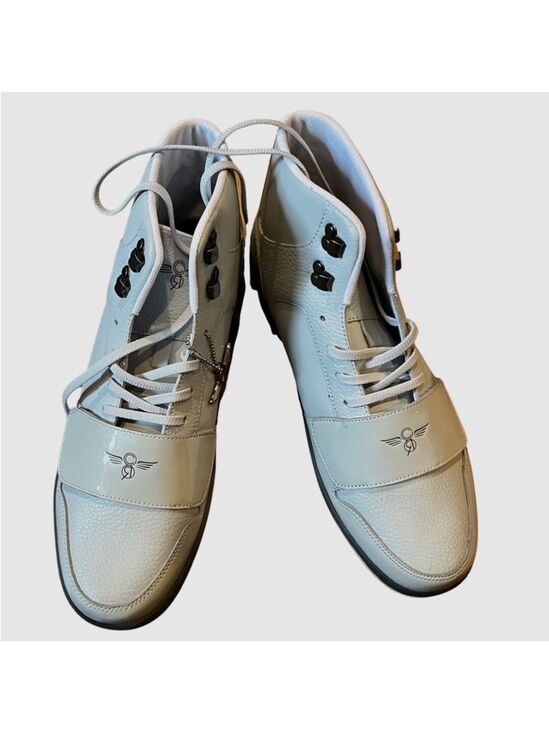Creative Recreation Other - Creative Recreation Cesario Hi XXI Sneakers Gray Patent Leather Sz 13 $100 Y2K
